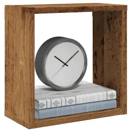 Kuba Formas Sienas Plaukti 4 Gab. 30X15X30 Cm Inženierijas Koks Vidaxl