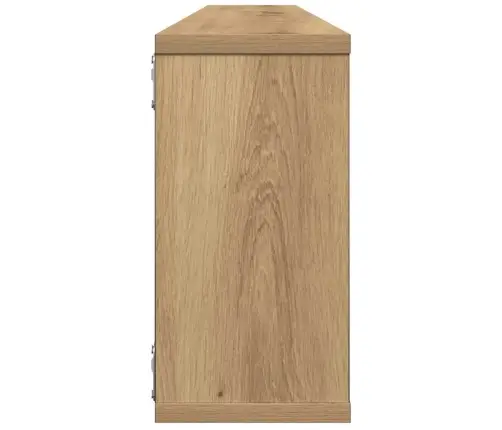 Kuba Formas Sienas Plaukti 2 Gab. 100X15X30Cm Inženierijas Koks Vidaxl