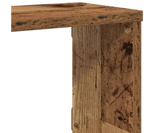 Sienas Plaukti 4 Gab Vecais Koks 60X15X23 Cm Skaidu Plāksne Vidaxl