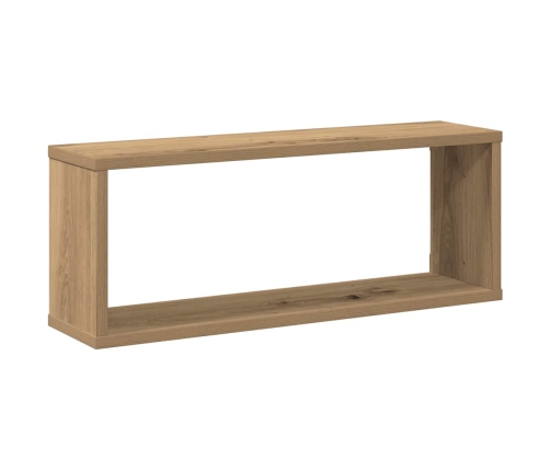 Sienas Kubu Plaukti 2 Gab Artisan Oak 60X15X23 Cm Vidaxl