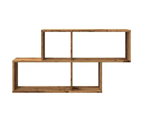 Sienas Plaukts, Veca Koka, 100X18X53 Cm, Inženierijas Koks Vidaxl