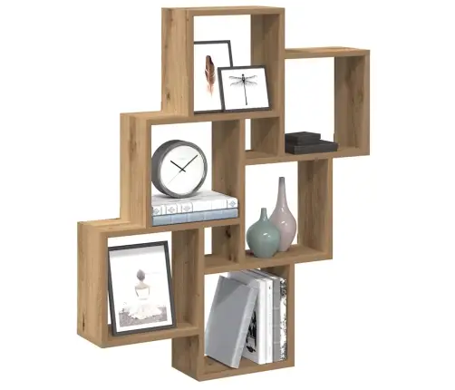 Sienas Plaukts, Ozolkoka Amatnieks, 78X15X93 Cm, Skaidu Plāksne Vidaxl