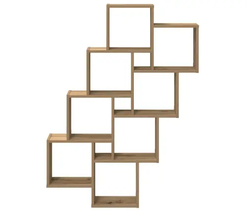 Seinakuubiku Riiul Artisan Tamm 90X15X119,5 Cm Tehispuit