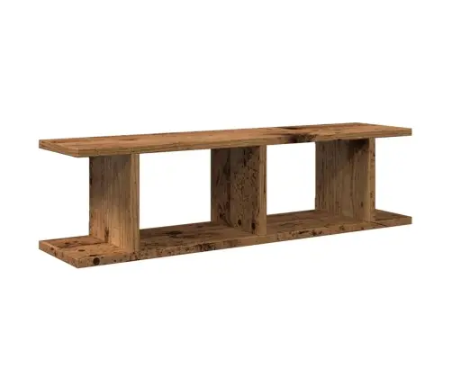 Sieninės Lentynos, 2Vnt., Medienos, 75X18X20cm Mediena