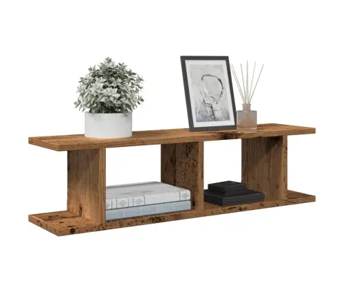 Sieninės Lentynos, 2Vnt., Medienos, 75X18X20cm Mediena