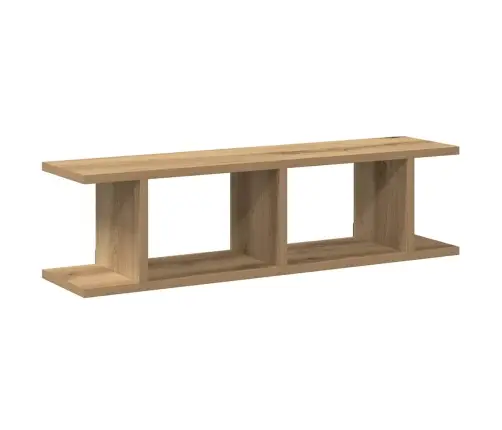 Sieninės Lentynos, 2Vnt., Artisano, 75X18X20cm Mediena