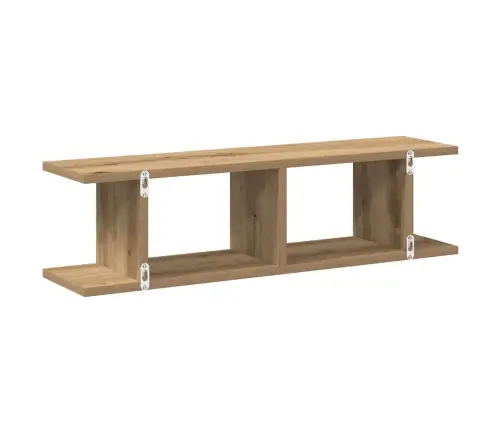 Sieninės Lentynos, 2Vnt., Artisano, 75X18X20cm Mediena