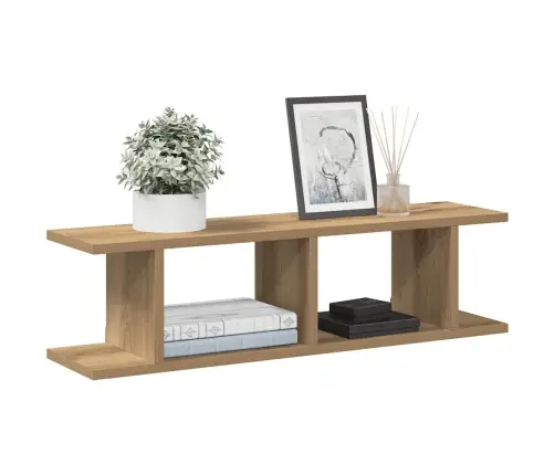 Sieninės Lentynos, 2Vnt., Artisano, 75X18X20cm Mediena