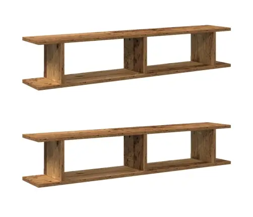 Sienas Naktsskapīši, 2 Gab., 105X18X20 Cm, Inženierijas Koks Vidaxl