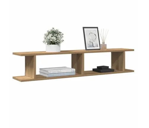 Seinariiulid 2 Tk, Käsitöötamm, 105X18X20 cm Tehispuit