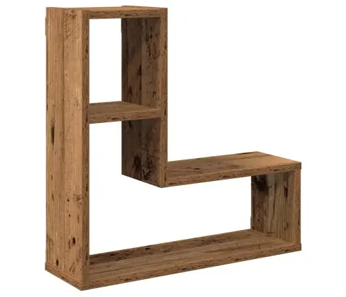 Kuba Formas Sienas Plaukti 2 Gab. 50X15X50 Cm Inženierijas Koks Vidaxl