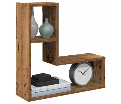 Kuba Formas Sienas Plaukti 2 Gab. 50X15X50 Cm Inženierijas Koks Vidaxl