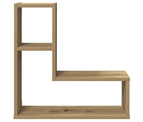 Sienas Kubu Plaukti 2 Gab Amatnieka Ozols 50X15X50 Cm Vidaxl