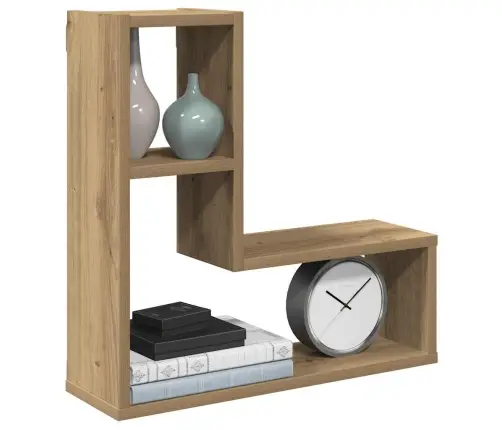 Sienas Kubu Plaukti 2 Gab Amatnieka Ozols 50X15X50 Cm Vidaxl