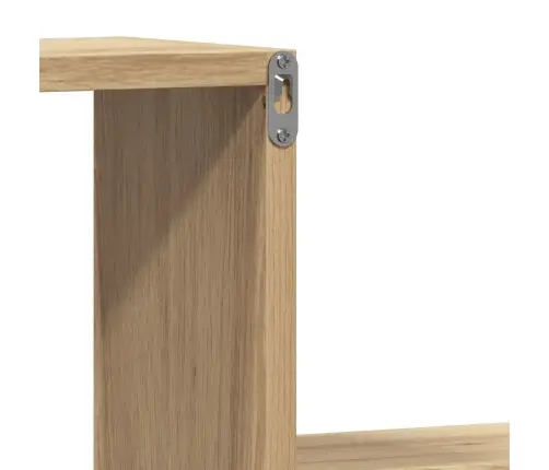 Seinariiulid 2 Tk Artisan Oak 100X15X20 Cm Engineered Wood