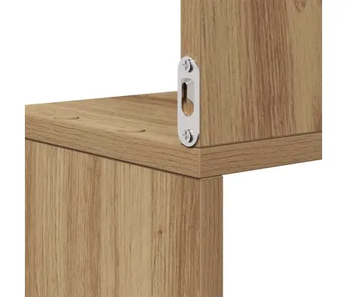 Sieninė Kampinė Lentyna, Artisano, 20X20X127,5cm Mediena