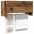Skapis Old Wood 70X32,5X35 Cm Engineered Wood Vidaxl