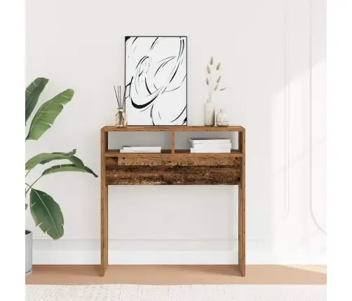 Konsoles Galdiņš, Veca Koka, 78X30X80 Cm, Inženierijas Koks Vidaxl Konsoles Galdiņš, Veca Koka, 78X30X80 Cm, Inženierijas Koks Vidaxl