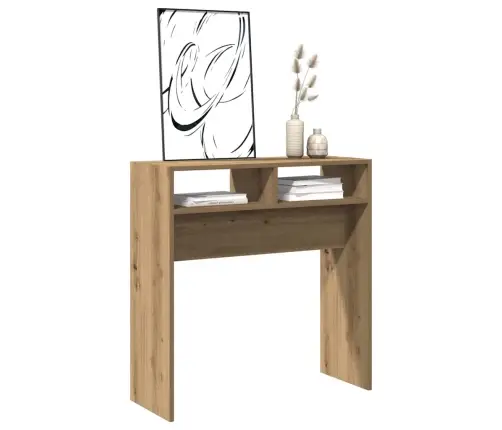 Konsoles Galdiņš, Koka Krāsa, 78X30X80 Cm, Inženierijas Koks Vidaxl