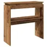 Konsoollaud Vana Puit 80X30X80 Cm Engineered Wood