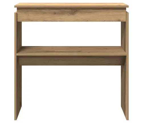 Konsoles Galdiņš, Koka Krāsa, 80X30X80 Cm, Inženierijas Koks Vidaxl