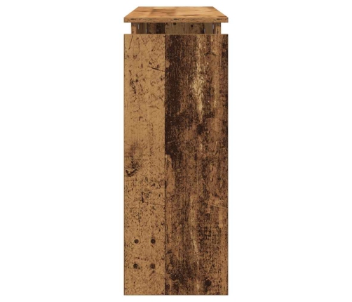 Konsoles Galds Old Wood 80X30X102 Cm Engineered Wood Vidaxl