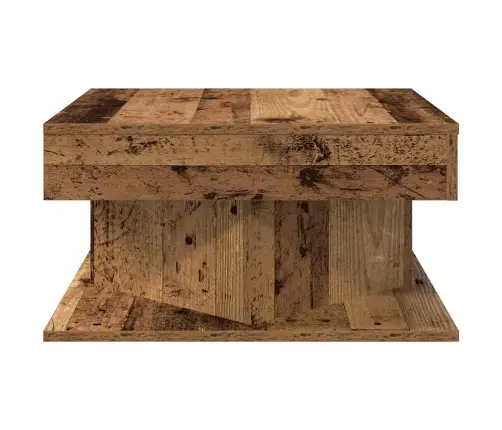 Kafijas Galdiņš Old Wood 55X55X30 Cm Engineered Wood Vidaxl