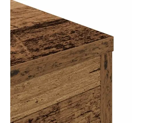 Kafijas Galdiņš Old Wood 55X55X30 Cm Engineered Wood Vidaxl