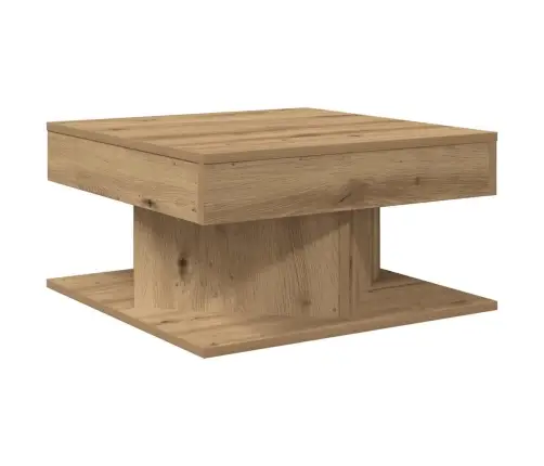 Kafijas Galdiņš Artisan Ozols 55X55X30 Cm Engineered Wood Vidaxl