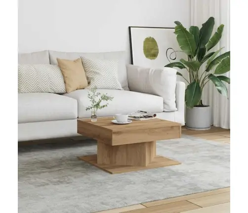 Kafijas Galdiņš Artisan Ozols 55X55X30 Cm Engineered Wood Vidaxl