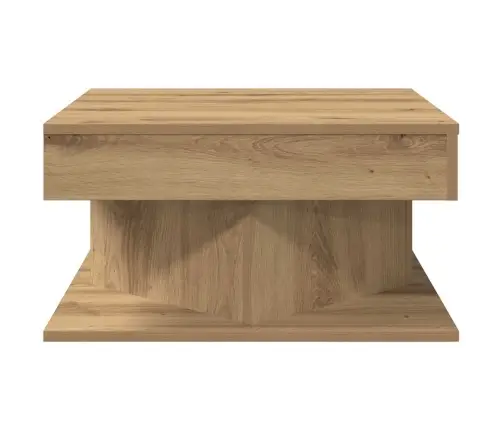 Kafijas Galdiņš Artisan Ozols 55X55X30 Cm Engineered Wood Vidaxl