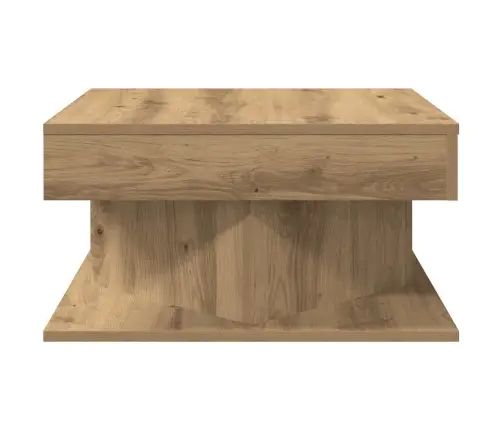 Kafijas Galdiņš Artisan Ozols 55X55X30 Cm Engineered Wood Vidaxl