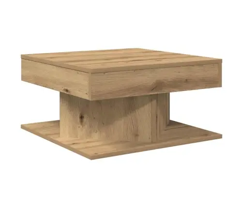Kafijas Galdiņš Artisan Ozols 55X55X30 Cm Engineered Wood Vidaxl