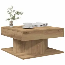 Kafijas Galdiņš Artisan Ozols 55X55X30 Cm Engineered Wood Vidaxl
