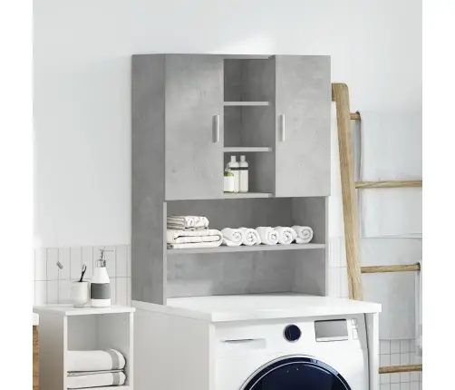 Veļasmašīnas Skapītis, 70,5X25,5X90 Cm, Betona Pelēks Vidaxl