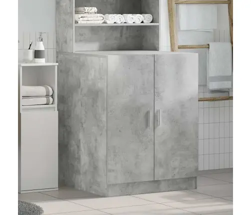 Skalbimo Mašinos Spintelė, Betono Pilka, 70,5X71,5X91,5Cm