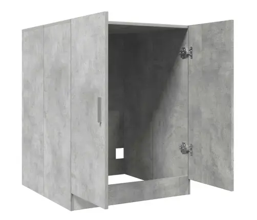 Skalbimo Mašinos Spintelė, Betono Pilka, 70,5X71,5X91,5Cm