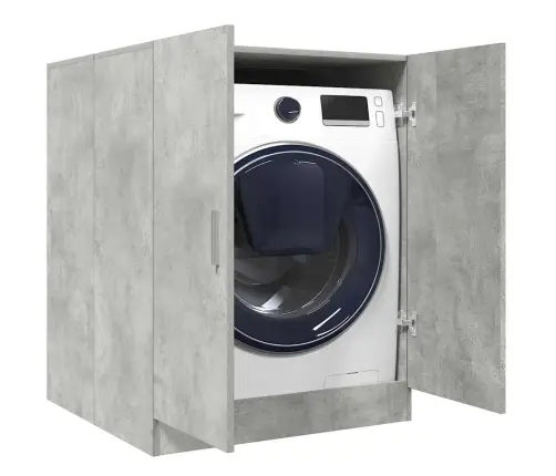 Skalbimo Mašinos Spintelė, Betono Pilka, 70,5X71,5X91,5Cm