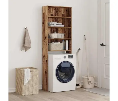 Pesumasina Kapp Vana Puit 64X24X190 Cm