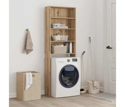 Skalbimo Mašinos Spintelė, Artisano Ąžuolo Spalvos, 64X24X190Cm