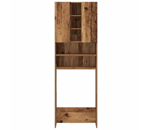 Veļasmašīnas Skapītis, Veca Koka, 64X25,5X190 Cm Vidaxl