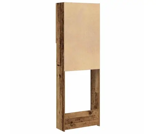 Veļasmašīnas Skapītis, Veca Koka, 64X25,5X190 Cm Vidaxl