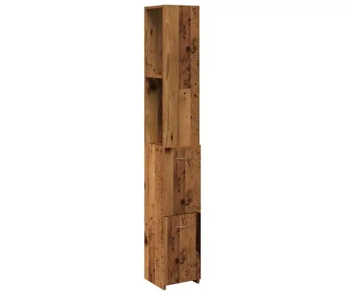 Vannitoa Kapp Old Wood 25X25X170 Cm Engineered Wood