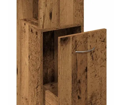 Vannitoa Kapp Old Wood 25X25X170 Cm Engineered Wood