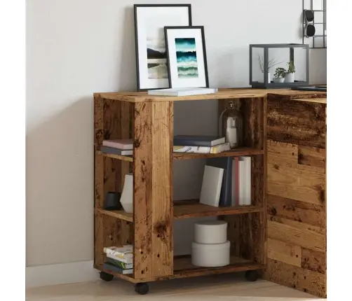 Rullkapp Vana Puit 60X35X75 Cm Engineered Wood