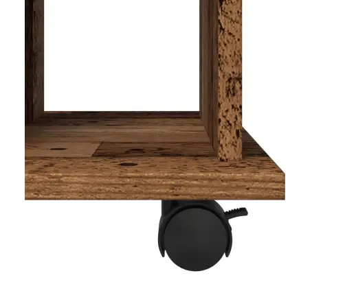 Spintelė Su Ratukais, Medienos, 60X45X60cm Apdirbta Mediena