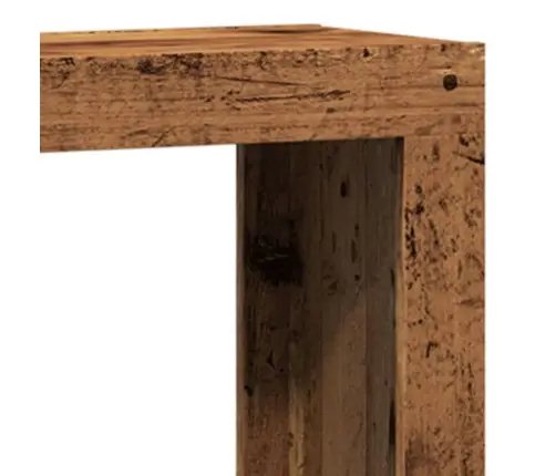 Kafijas Galdiņi, 3 Gab., Sabīdāmi, Veca Koka, Konstruēts Koks Vidaxl