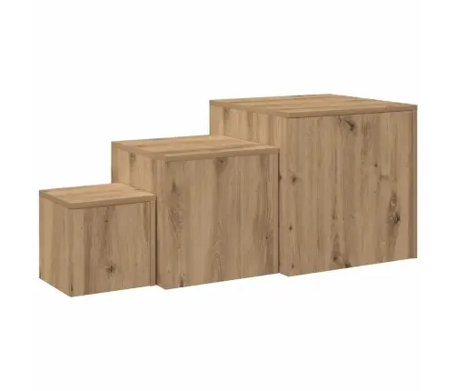 Külglauad 3 Tk Artisan Oak Engineered Wood