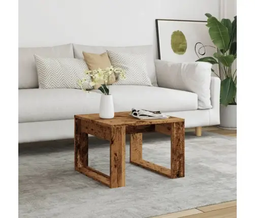 Šoninis Staliukas, Medienos, 50X50X35cm Apdirbta Mediena