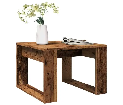 Šoninis Staliukas, Medienos, 50X50X35cm Apdirbta Mediena